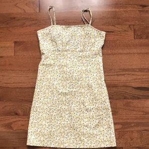 wild fable yellow floral dress